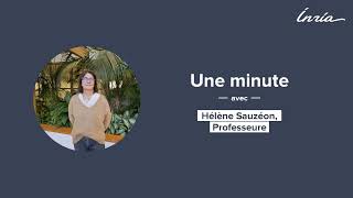 1 minute avec ... ⏰ l Hélène Sauzéon, Professeure