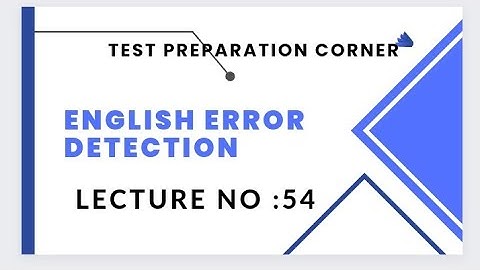 Error Detection lecture No:54 |BPS 5 to BPS 15 |Spcs |FBR |FIA| MPT|HST/SST