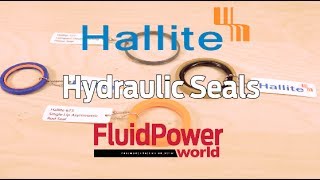 A look at the complex wide variety of hydraulic seals from Hallite