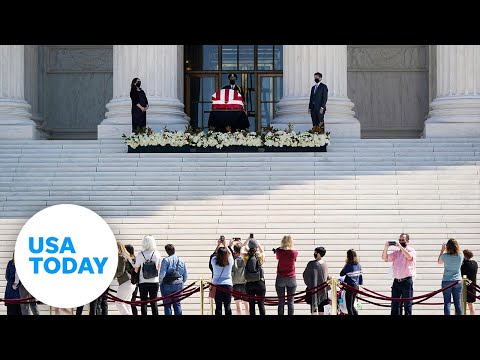 President Trump, mourners to pay respects to Ginsburg during second day of viewing