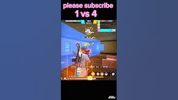 Free fire 1 vs 4 clutch custom challenge with random players team Wipeout #freefirevideos #trending