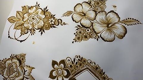 Learn Floral henna designs / Trending Florals with Maseera Mehndi Artist #hennaclasses #Floralehnna