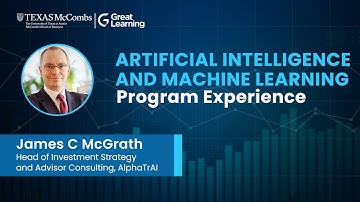 PGP in Artificial Intelligence and Machine Learning Review by James C McGrath | UT Austin