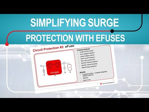 Simplifying surge protection with eFuses