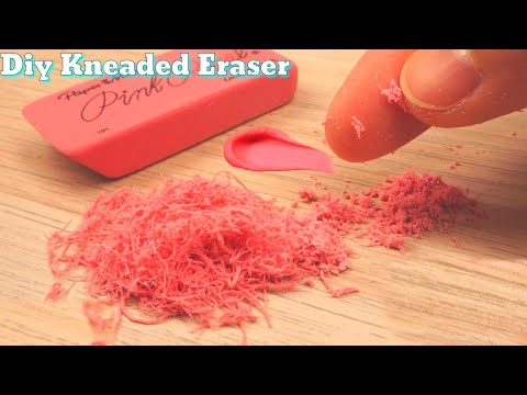 How to make Eraser/clay type Eraser at home easily making/how to