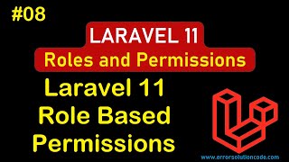 Laravel 11 Role Based Permissions | Laravel 11 Roles and Permissions screenshot 4