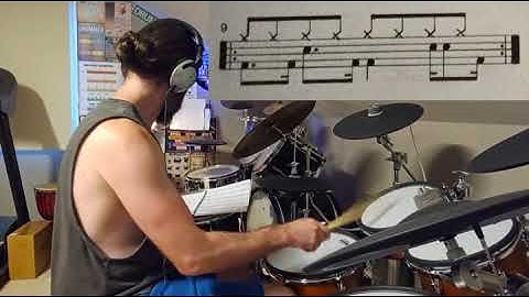 Tutorial series 3: 8th note with 16th note bass/snare drum groovesVideo: dotted note groove 9