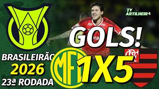 [Série A '26] 23ª Rodada | Mirassol/SP 1 X 5 Flamengo/RJ | GOLS! | TV ARTILHEIRO