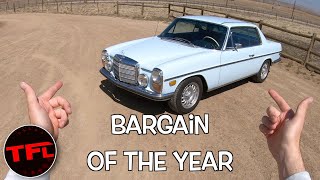 Ridiculously Undervalued: 1972 Mercedes 250C POV Drive & Review