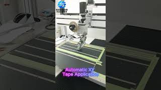 Automatic XY Tape Application Machine | Watch This Precision Motion #shorts