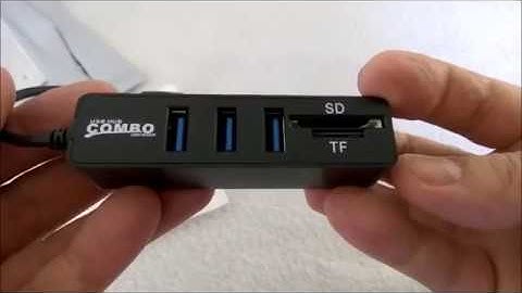 Unboxig High Speed Combo 5-port USB 2.0 Hub Card Reader