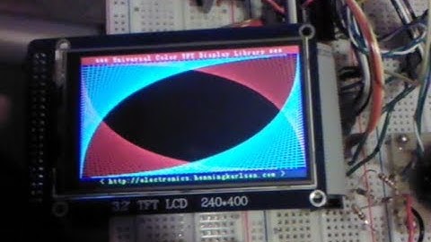 Using Teensy 3.0 to control 3.2" TFT LCD (HX8352A)