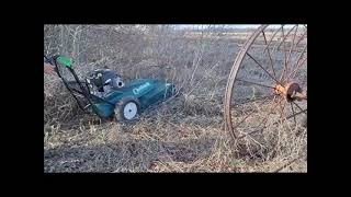 Outback Billy Goat 8.5 HP-24 Wide Mower -June 2026 Consignment Auction June 12-18 -Parsons Auctions