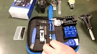 Review ofWatch Repair Kit, Professional Watch Repair Tool, RARTOP Watch Battery Replacement Tool Kit