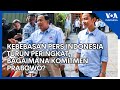 Kebebasan pers indonesia turun peringkat bagaimana komitmen prabowo