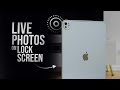 How to Put a Live Photo as Your Lock Screen on iPad (tutorial)