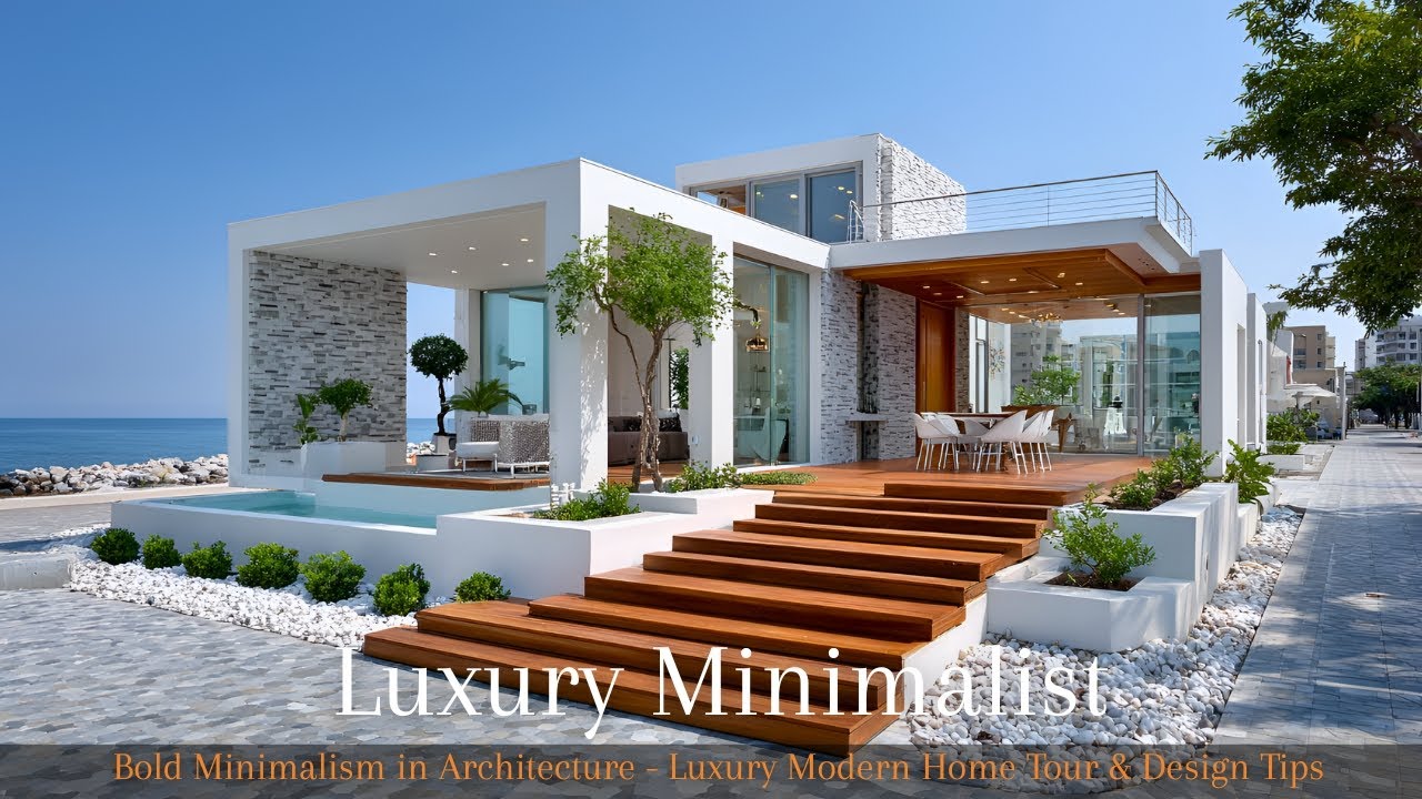 Minimalist Luxury House Tour | Bold & Elegant Modern Architecture ...