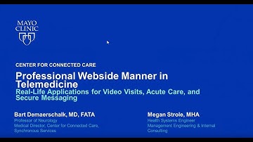 Professional Webside Manner In Telemedicine