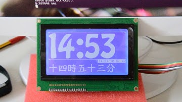 LCD240x128 and T6963 and Raspberry PI - part 1