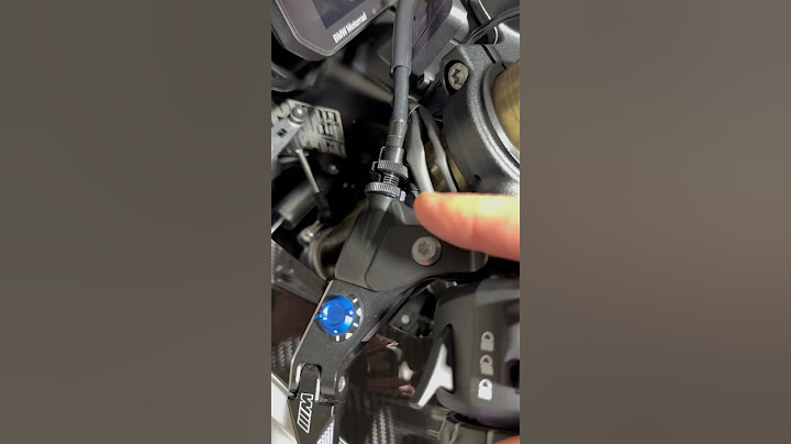 BMW S1000RR Quickshifter Tech Tip
