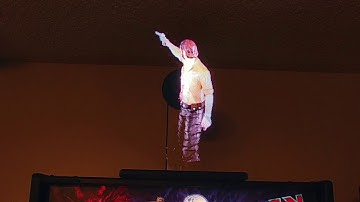 The Walking Dead Rick Pinball Machine Hologram Topper Mod
