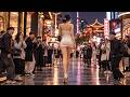 信じられない！街中の視線を独り占めする美女！リアルな街中の反応 ❤️