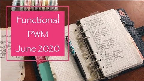 Funcitonal Plan With Me - Monthly Routine | Franklin Covey Compact 2PPD