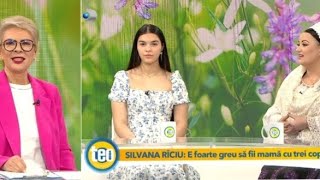 Silvana Riciu si Andrada- despre relatia mama-fiica; ce fel de adolescenta este Andrada la 14 ani