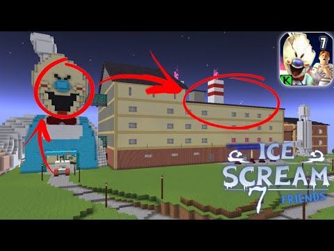 Ice Scream 7 Rooftop | Ice Scream 7 In Minecraft