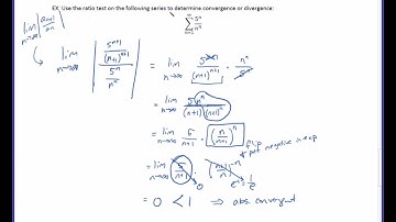 Calculus 2 - 11.6 Absolute Convergence, Ratio and Root Tests (Part 2 of 2)