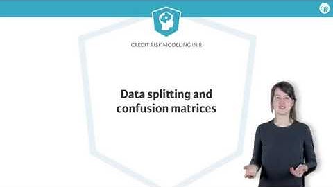 R tutorial: Data splitting and confusion matrices