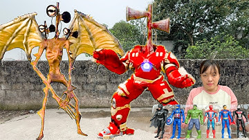 Kem Ốc review các siêu nhân, siêu anh hùng, bắt robot đầu loa cứu khủng long, cá sấu. Theu Chanel