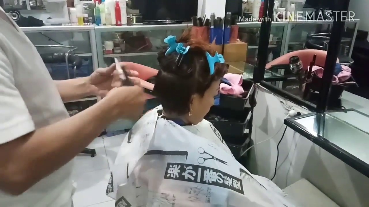  potong  rambut  pendek  YouTube