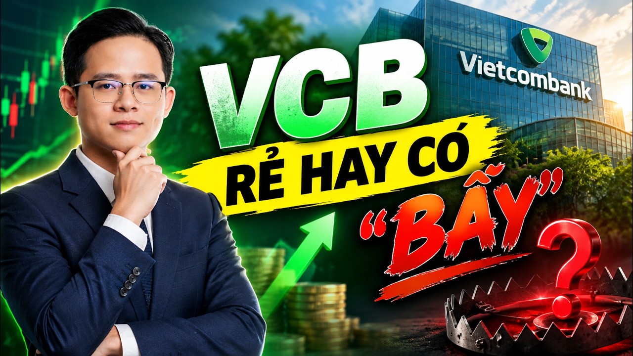 Phân Tích Cổ Phiếu VCB | Rẻ Thật Hay Có Bẫy? | Có Nên Mua? | Quốc Nhật Capital