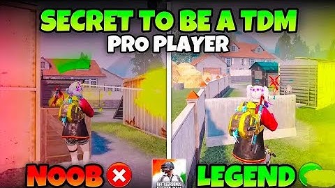 HOW TO BE A HARDCORE TDM PLAYER IN BGMI 🔥TIPS & TRICKS NEW😱