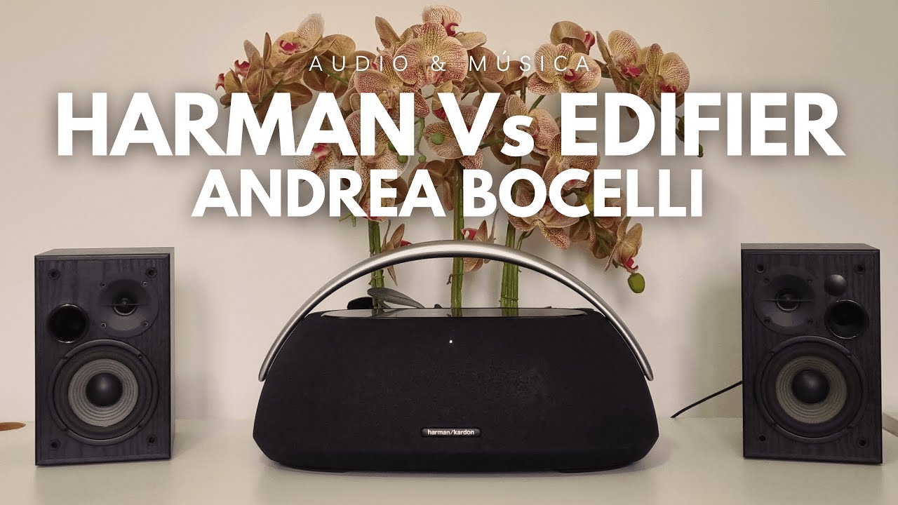 Harman Kardon Go + Play 3 Vs Edifier R1580MB Playing Corcovado - Andrea Bocelli & Nelly Furtado