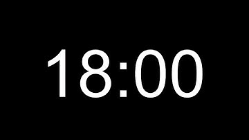 Basic 18 Minutes silent countdown + end beep buzzer