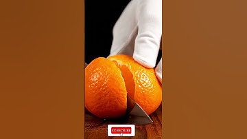 ultra-realistic tangerine cutting asmr 🍊 | cinematic 4k macro | satisfying citrus slice