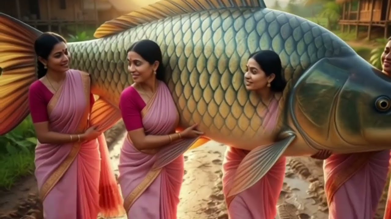 🤯Magical Village Food Secret🤤Viral Food Recipe|GIANT FISH 2025| 