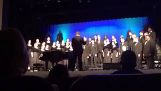 SEBHS Advanced Chorus singing Lux Nova by Eric Whitacre