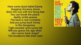 Download Lagu IAN DURY \u0026 THE BLOCKHEADS Sweet Gene Vincent (lyrics) MP3 Download Lagu IAN DURY \u0026 THE BLOCKHEADS Sweet Gene Vincent (lyrics) MP3