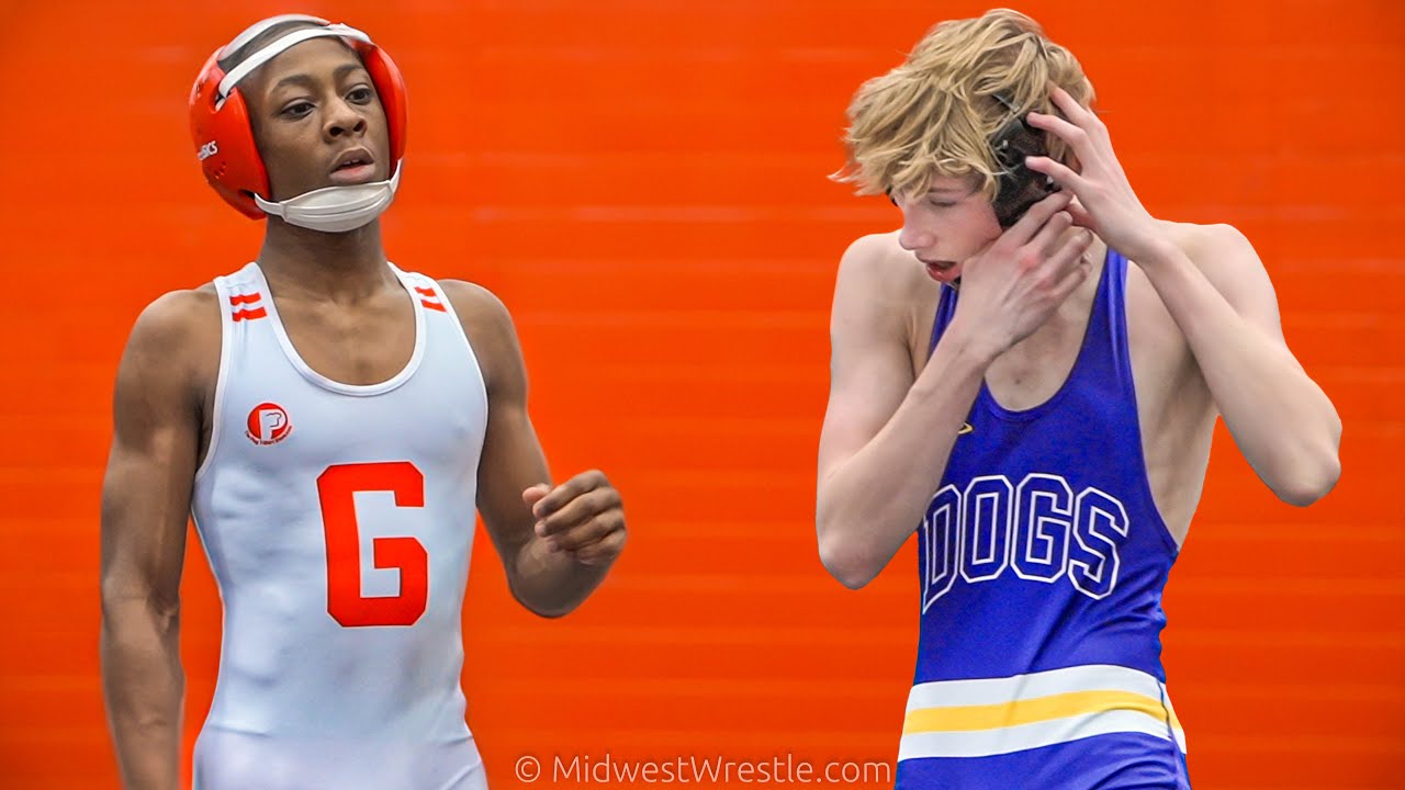 106 – Gavin Rockey {G} of Wauconda IL vs. Jamiel Castleberry {R} of Hillside Proviso West IL