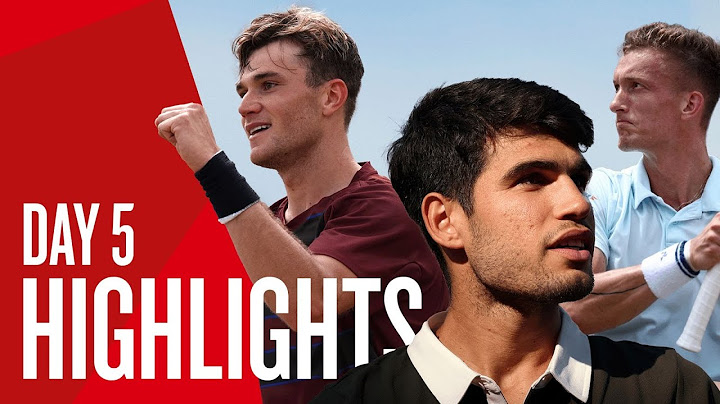 Day 5 Highlights 🔥 DRAPER, ALCARAZ, LEHECKA, BAUTISTA AGUT ➡️ SEMI-FINALS | HSBC Championships 2025