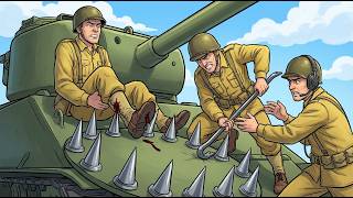Why US Marines covered their Tanks with nails and concrete