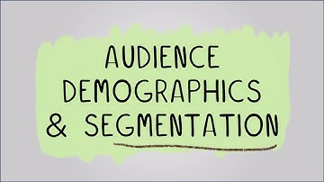 Audience Segmentation - R093: Creative iMedia in the Media Industry
