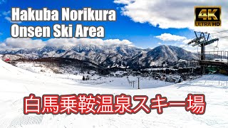 【4K SKI JAPOW】白馬乗鞍温泉スキー場｜全コース紹介！（Hakuba Norikura Onsen Ski Area）-2024/2/28