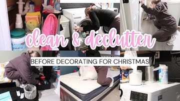 CLEAN DECLUTTER ORGANIZE WITH ME / STAY AT HOME MOM CLEANING MOTIVATION