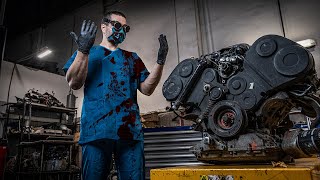 Вскрываем утопленника! Audi V6 ASN от подводной лодки VAG...