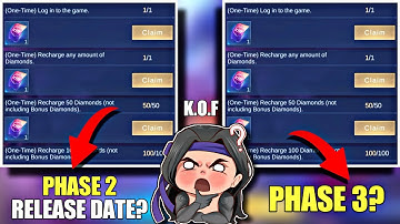 K.O.F PHASE 2 & 3 RELEASE DATE | MOBILE LEGENDS KOF