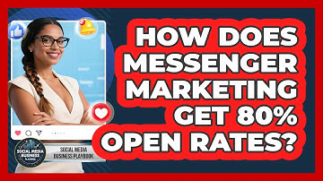 How Does Messenger Marketing Get 80% Open Rates? - Social Media Business Playbook